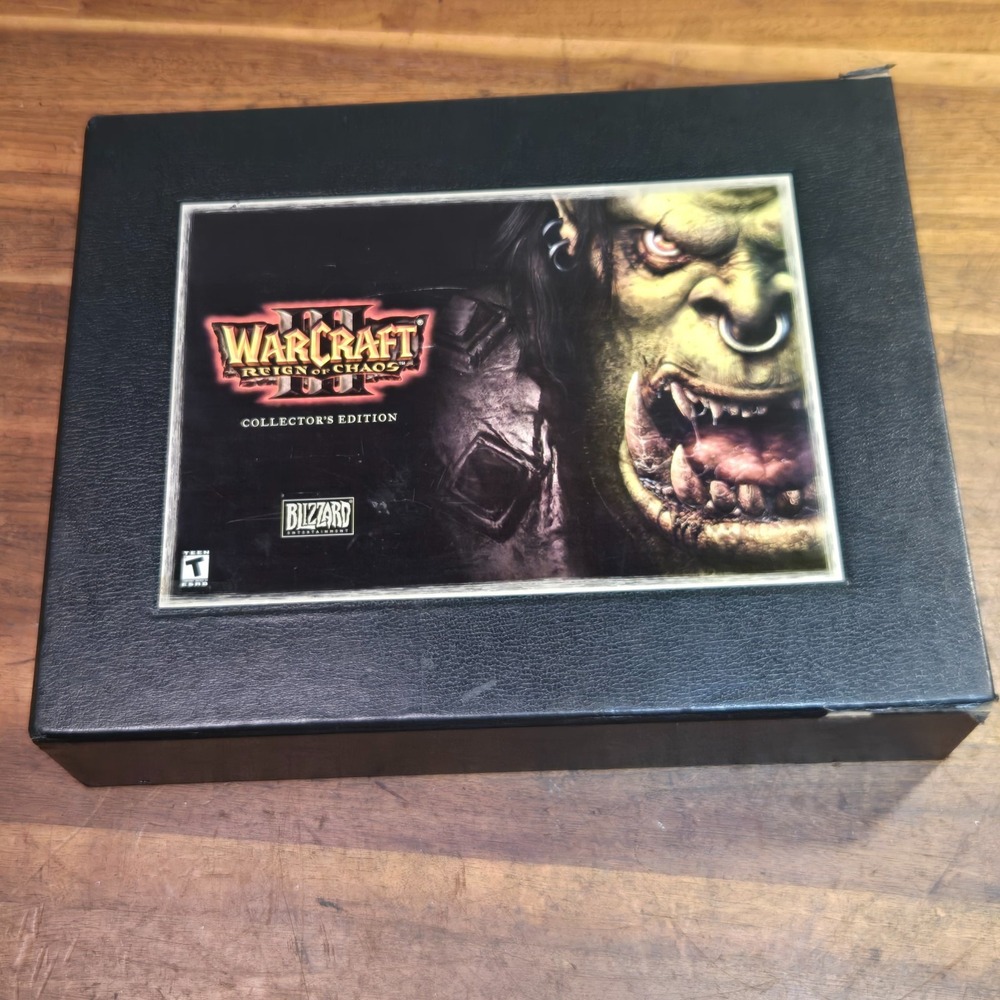 WARCRAFT III 3 Reign of Chaos Game Collector's Edition Blizzard Box Set